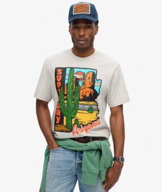 T-shirt με γραφικό ταξιδιωτικής καρτ ποστάλ T-shirt με γραφικό ταξιδιωτικής καρτ ποστάλ