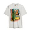 T-shirt με γραφικό ταξιδιωτικής καρτ ποστάλ