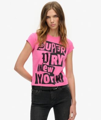 Τ-shirt με κοντό μανίκι και διακοσμητικά στοιχεία σε στυλ πανκ