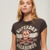 Τ-shirt με κοντό μανίκι και διακοσμητικό σχέδιο