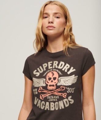 Τ-shirt με κοντό μανίκι και διακοσμητικό σχέδιο