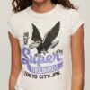 Τ-shirt με κοντό μανίκι και διακοσμητικό σχέδιο