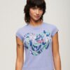 Τ-shirt με κοντό μανίκι και floral στάμπα