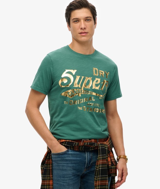 Τ-shirt με μεταλλικό σχέδιο εργασίας Τ-shirt με μεταλλικό σχέδιο εργασίας