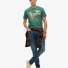 Τ-shirt με μεταλλικό σχέδιο εργασίας Τ-shirt με μεταλλικό σχέδιο εργασίας