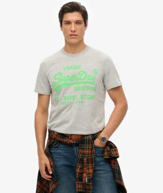 T-shirt με νεον λογότυπο Vintage