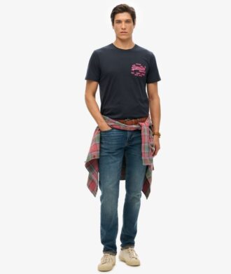 T-shirt με νεον λογότυπο Vintage