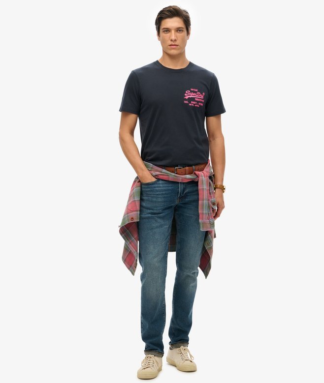 T-shirt με νεον λογότυπο Vintage T-shirt με νεον λογότυπο Vintage