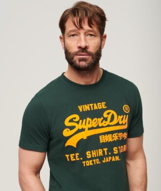 T-shirt με νεον λογότυπο Vintage T-shirt με νεον λογότυπο Vintage