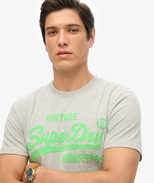 T-shirt με νεον λογότυπο Vintage T-shirt με νεον λογότυπο Vintage