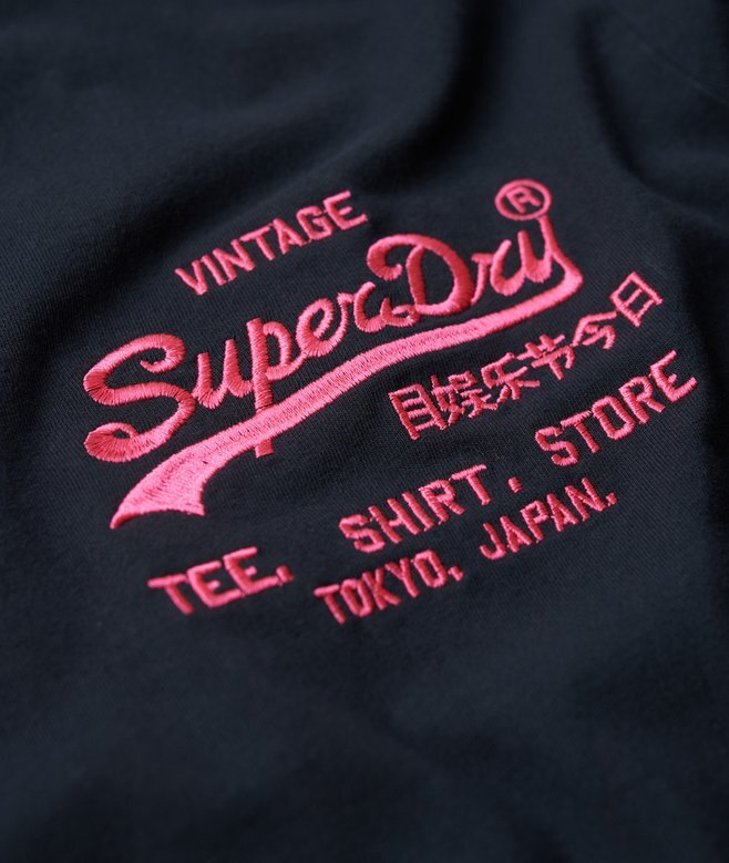 T-shirt με νεον λογότυπο Vintage T-shirt με νεον λογότυπο Vintage