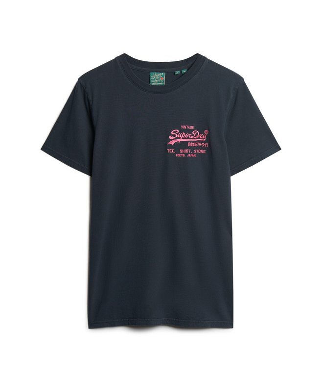 T-shirt με νεον λογότυπο Vintage T-shirt με νεον λογότυπο Vintage