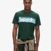 T-shirt με ρετρό ρίγες και λογότυπο T-shirt με ρετρό ρίγες και λογότυπο