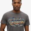 T-shirt με ροκ γραφικά