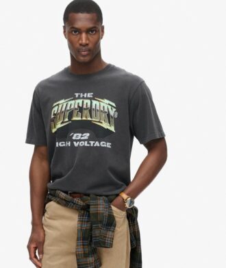 T-shirt με ροκ γραφικά της δεκαετίας του ’70