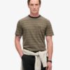 T-shirt με τσέπη και ραβδώσεις