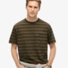T-shirt με τσέπη και ραβδώσεις