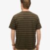 T-shirt με τσέπη και ραβδώσεις