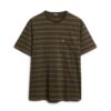 T-shirt με τσέπη και ραβδώσεις
