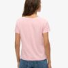 T-shirt με V λαιμόκοψη και κεντημένο σχέδιο