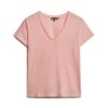 T-shirt με V λαιμόκοψη και κεντημένο σχέδιο