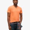 T-shirt με V λαιμόκοψη και λογότυπο Organic Cotton Essential