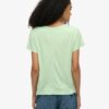 T-shirt με V-neck και κεντημένο σχέδιο