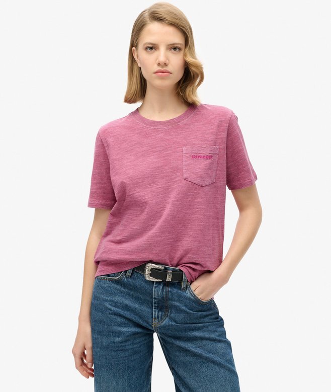 T-shirt με βαμμένο λογότυπο T-shirt με βαμμένο λογότυπο