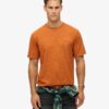 Τ-shirt με υπερβαμμένο ύφασμα Slub Marl