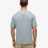 Τ-shirt με υπερβαμμένο ύφασμα Slub Marl
