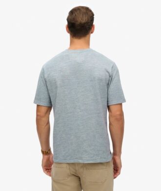 Τ-shirt με υπερβαμμένο ύφασμα Slub Marl