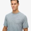 Τ-shirt με υπερβαμμένο ύφασμα Slub Marl