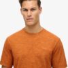 Τ-shirt με υπερβαμμένο ύφασμα Slub Marl