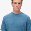 Τ-shirt με υπερβαμμένο ύφασμα Slub Marl