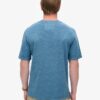 Τ-shirt με υπερβαμμένο ύφασμα Slub Marl