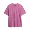 Τ-shirt με υπερβαμμένο ύφασμα Slub Marl