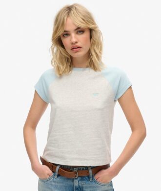 T-shirt Raglan με λογότυπο Essential από Organic Cotton