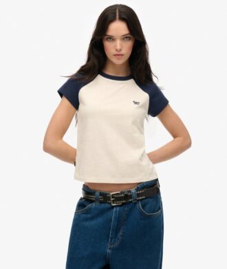 T-shirt Raglan με λογότυπο Essential από Organic Cotton