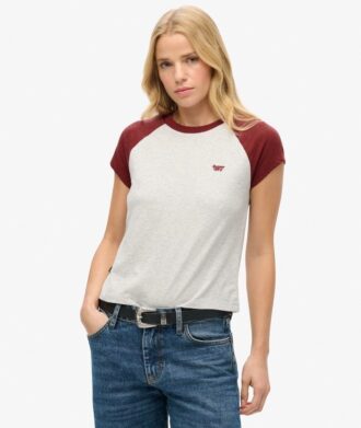 T-shirt Raglan με λογότυπο Essential από Organic Cotton