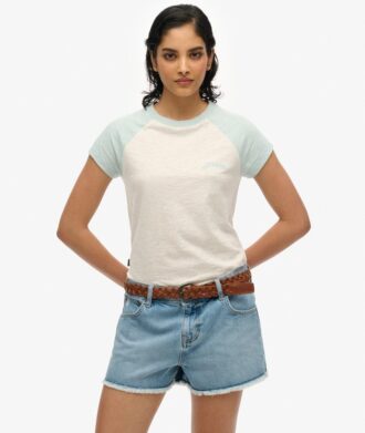 T-shirt Raglan με λογότυπο Essential από Organic Cotton