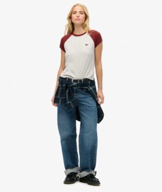 T-shirt Raglan με λογότυπο Essential από Organic Cotton