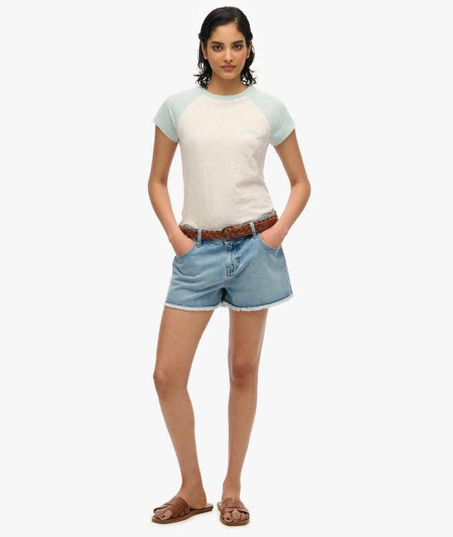 T-shirt Raglan με λογότυπο Essential από Organic Cotton T-shirt Raglan με λογότυπο Essential από Organic Cotton