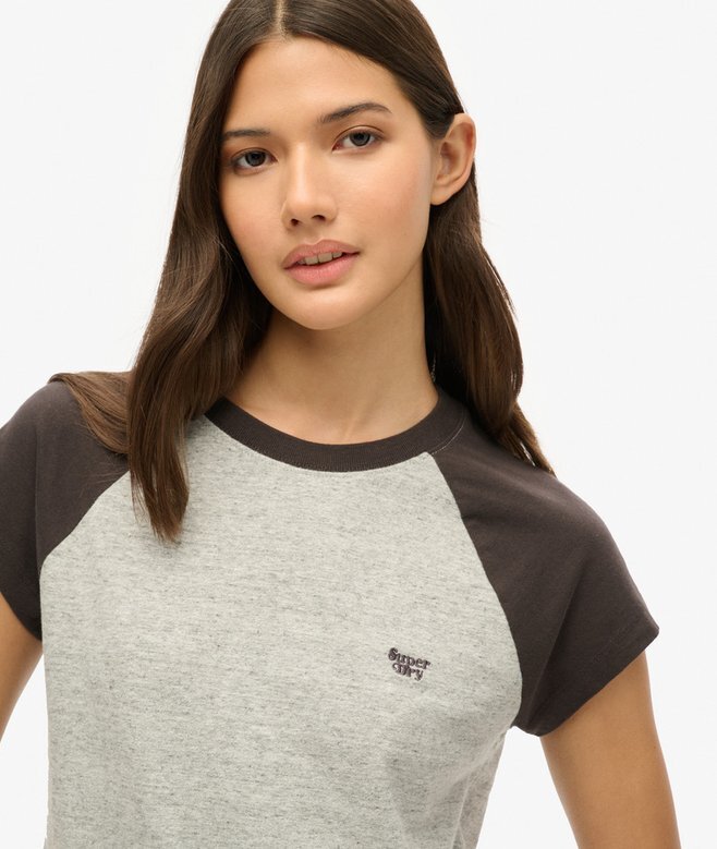 T-shirt Raglan με λογότυπο Essential από Organic Cotton T-shirt Raglan με λογότυπο Essential από Organic Cotton
