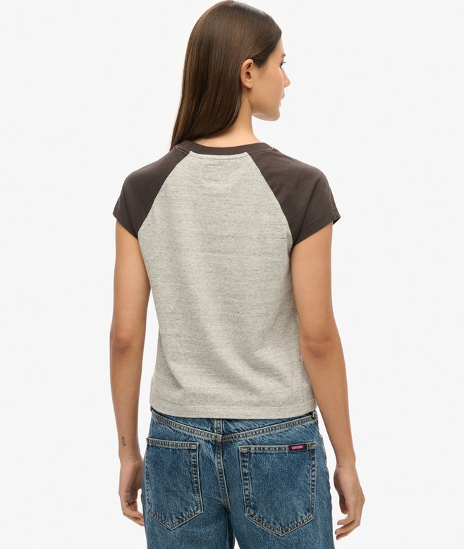 T-shirt Raglan με λογότυπο Essential από Organic Cotton T-shirt Raglan με λογότυπο Essential από Organic Cotton