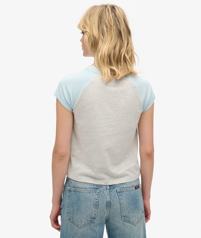 T-shirt Raglan με λογότυπο Essential από Organic Cotton T-shirt Raglan με λογότυπο Essential από Organic Cotton