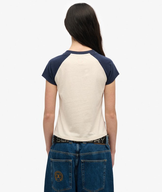 T-shirt Raglan με λογότυπο Essential από Organic Cotton T-shirt Raglan με λογότυπο Essential από Organic Cotton