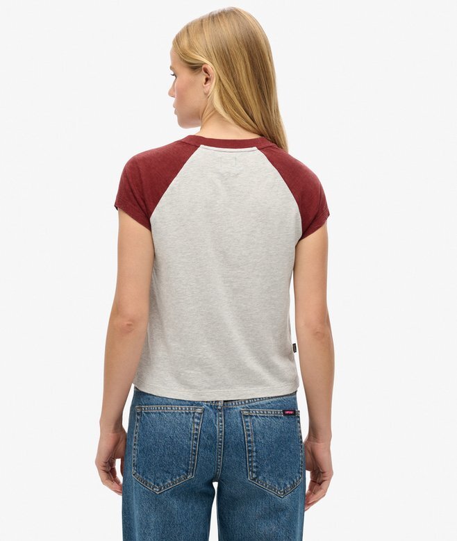T-shirt Raglan με λογότυπο Essential από Organic Cotton T-shirt Raglan με λογότυπο Essential από Organic Cotton
