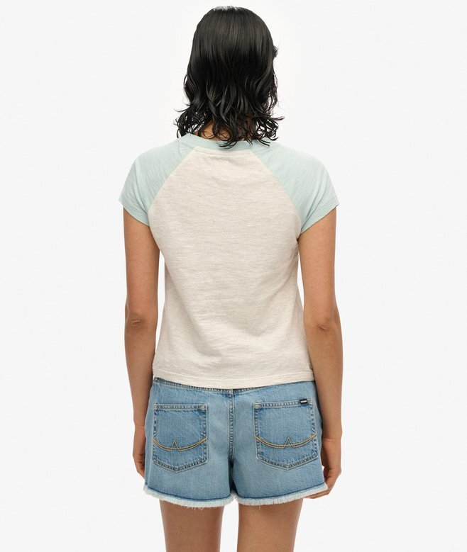 T-shirt Raglan με λογότυπο Essential από Organic Cotton T-shirt Raglan με λογότυπο Essential από Organic Cotton