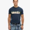 T-shirt Terrain με ριγέ λογότυπο T-shirt Terrain με ριγέ λογότυπο