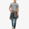 T-shirt Terrain με ριγέ λογότυπο